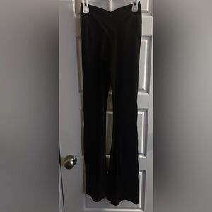 OFFLINE by Aerie Real Me High Waisted Crossover Flare Leggings - True Black